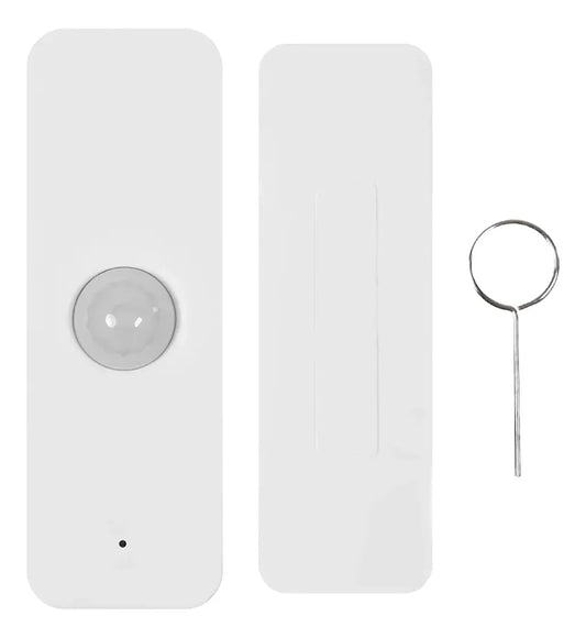 Sensor de Movimiento Inalámbrico PIR WiFi Compatible Tuya/Smart Life Blanco