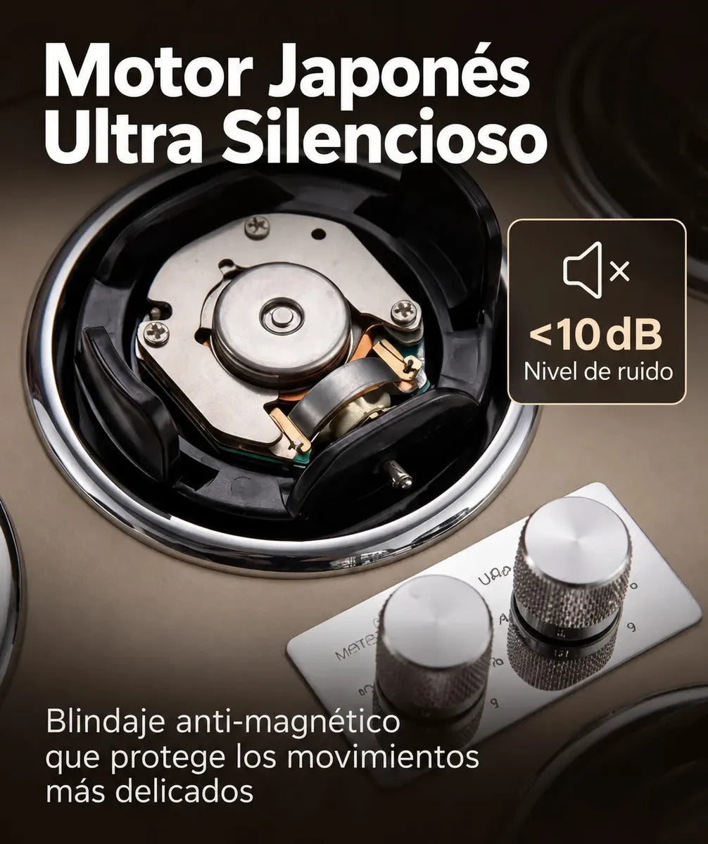 Bobinadora automática SMARTa para 6 relojes con luz LED