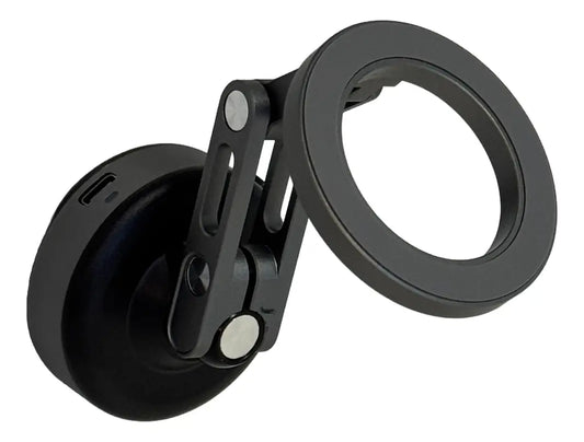 Soporte Celular Magnético De Aluminio Con Succión Automática Negro