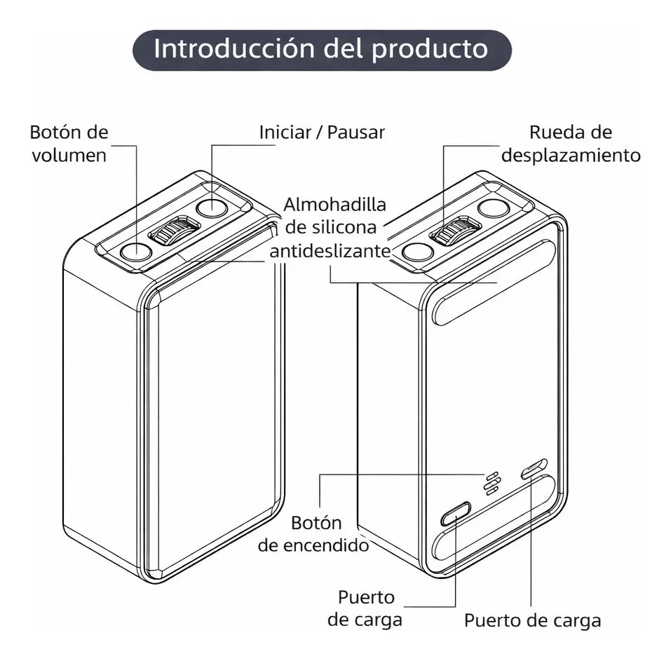 Timer Digital Para Juegos De Mesa Magnético Por Gravedad Blanco Lisa