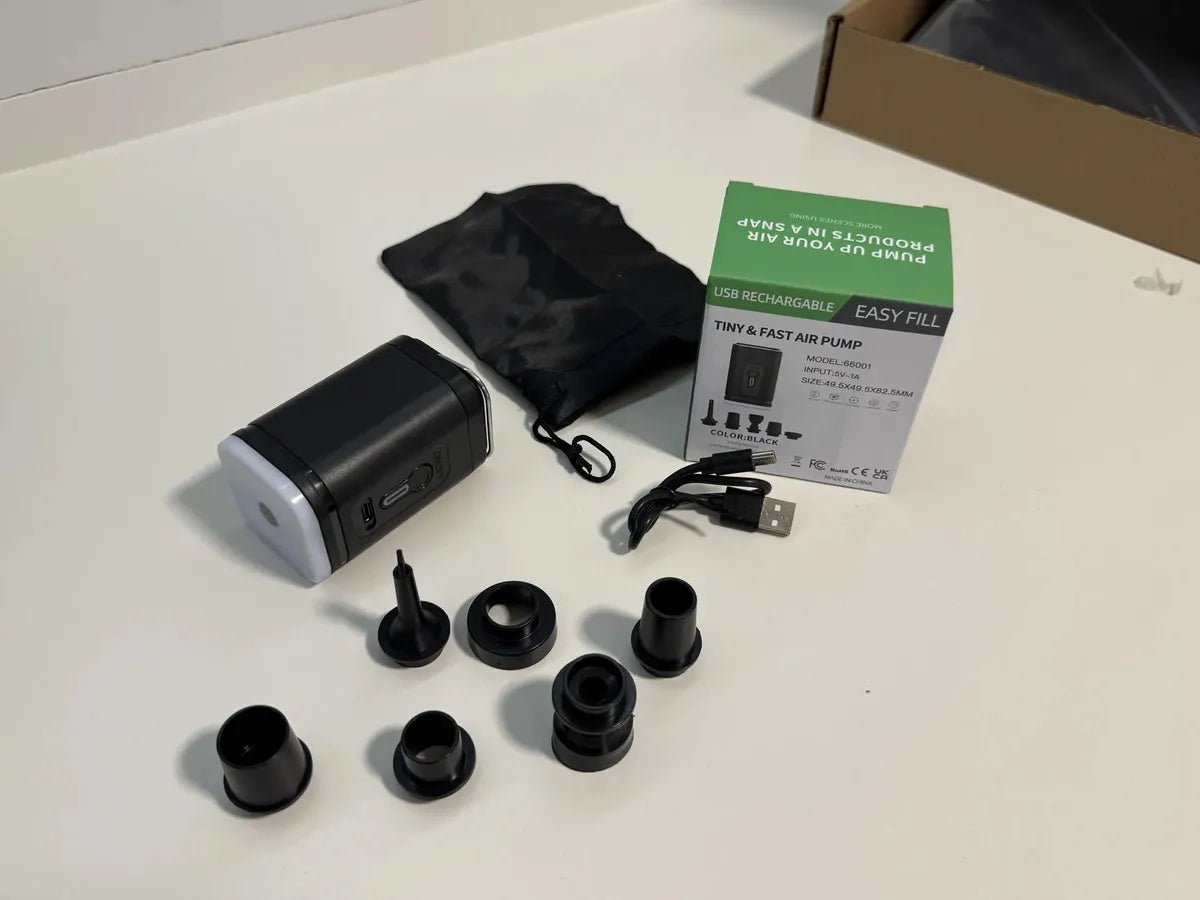 Set 2 Bolsas De Compresión Para Viaje 28L + Bomba Recargable