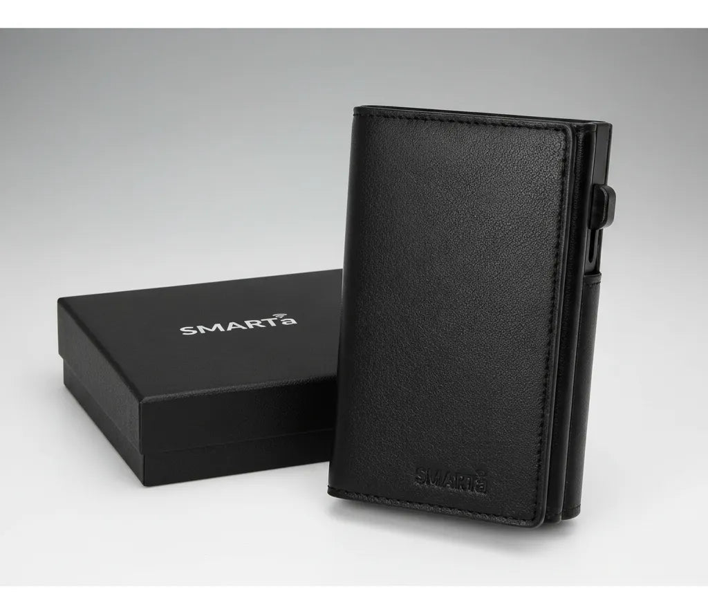 Billetera SMARTa RFID de Cuero