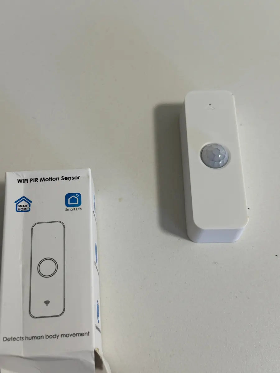 Sensor de Movimiento Inalámbrico PIR WiFi Compatible Tuya/Smart Life Blanco