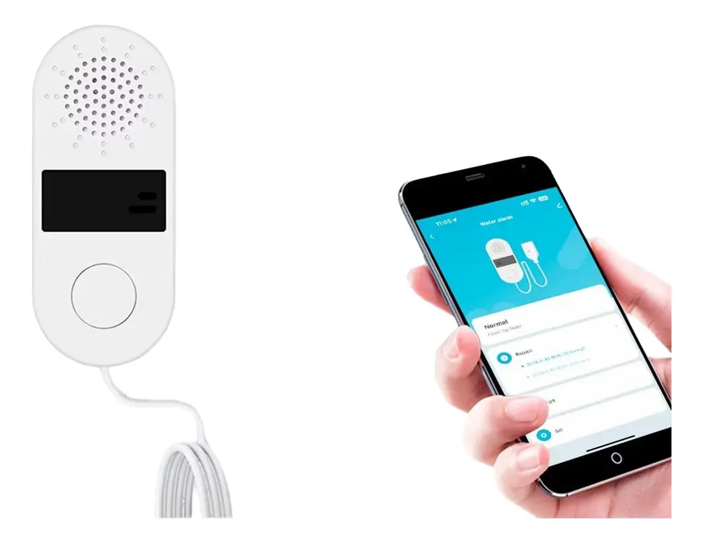 Sensor De Agua Por Contacto Fugas Derrames WiFi Alarma