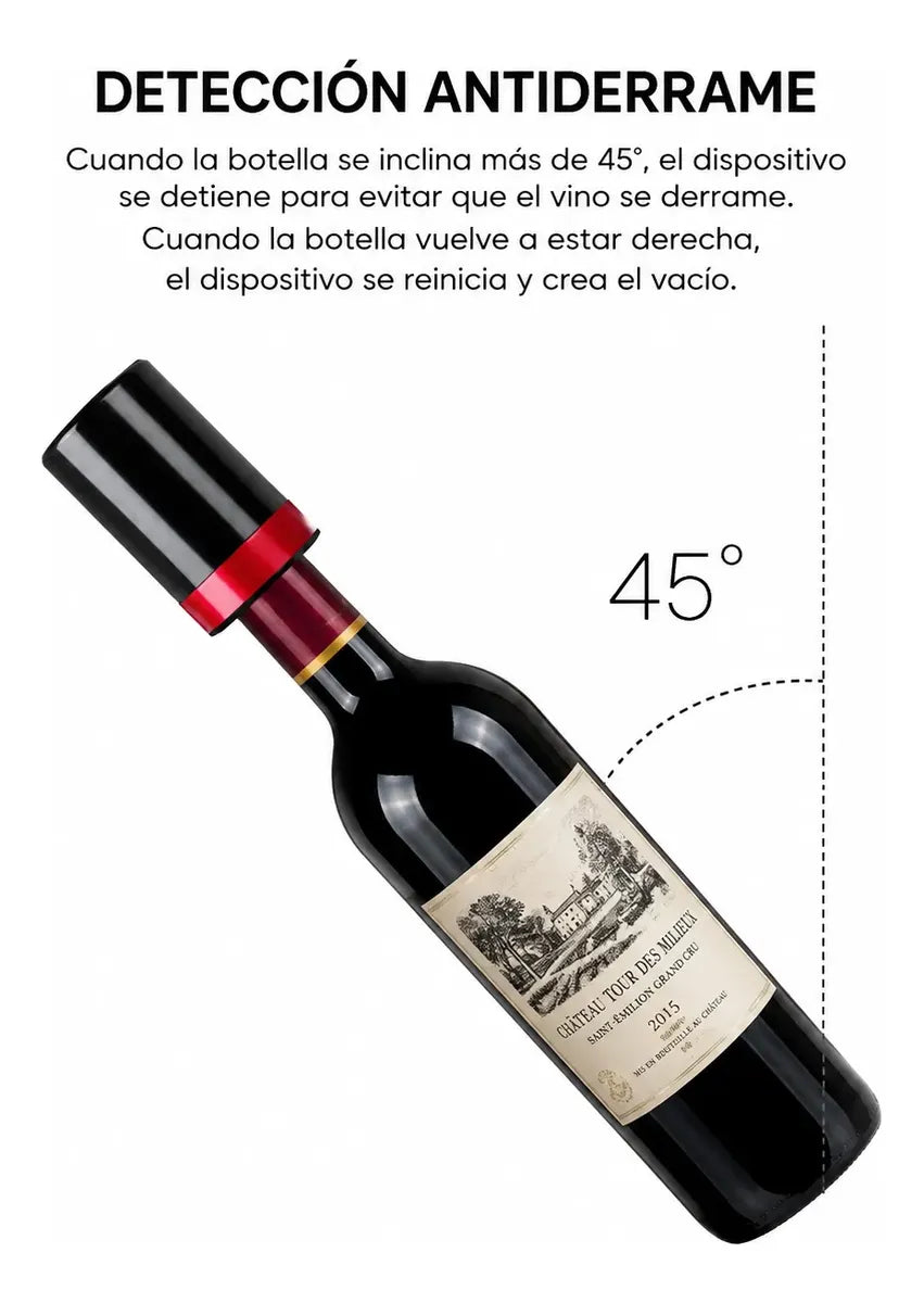 Bomba Automática de Vacío para Vino SMARTa - Rojo
