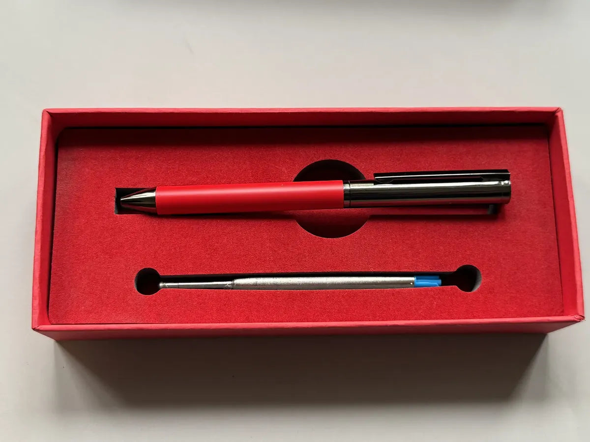 Lapicera roller personalizada · Roja