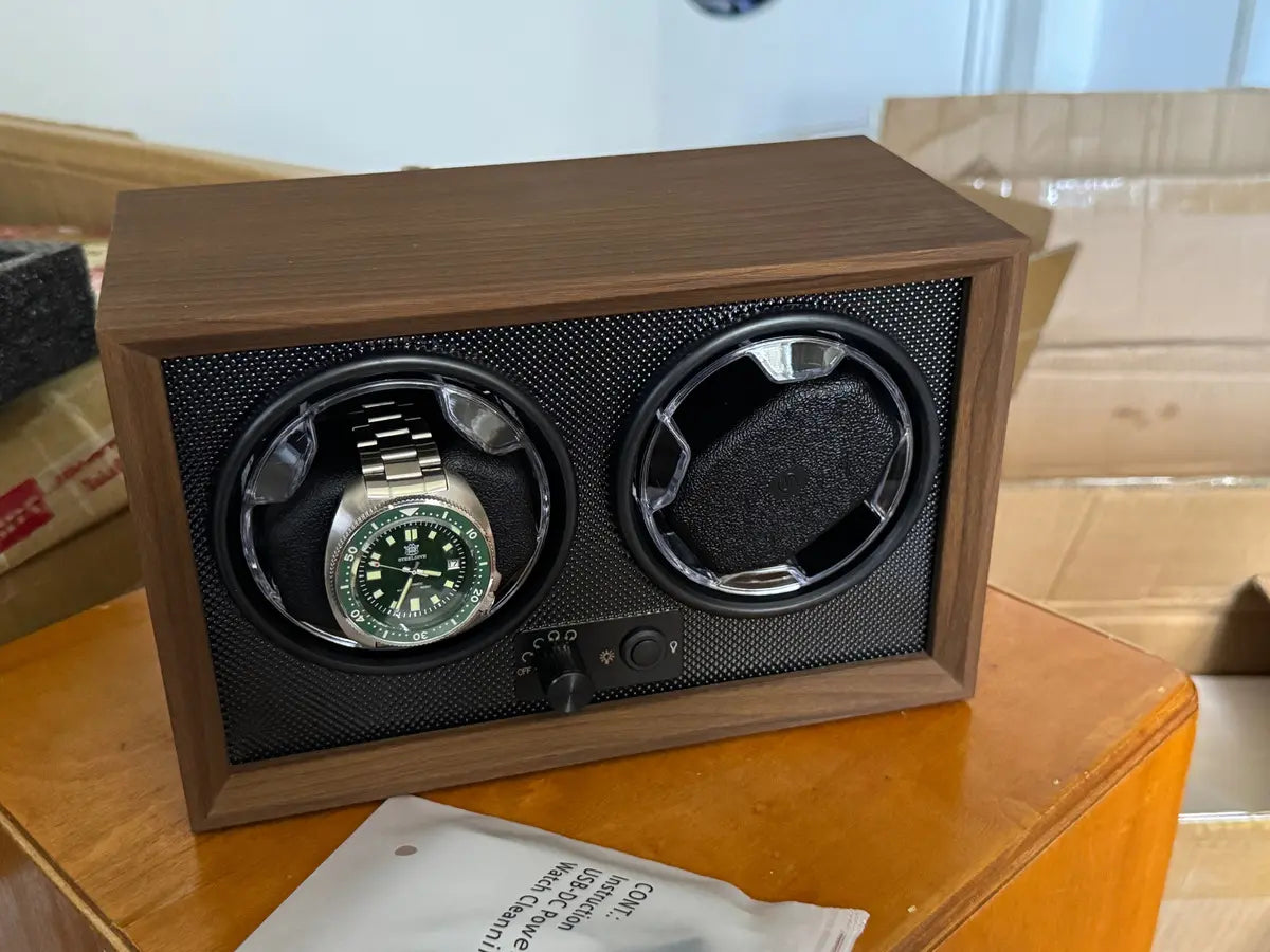 Bobinadora automática SMARTa para 2 relojes con luz LED
