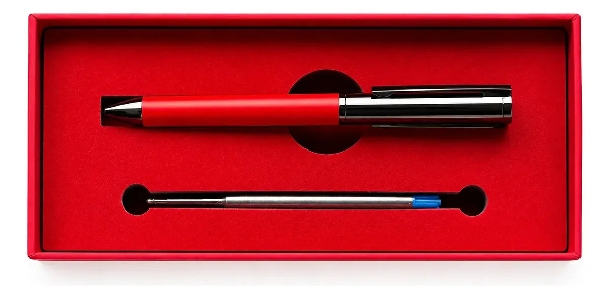 Lapicera roller personalizada · Roja