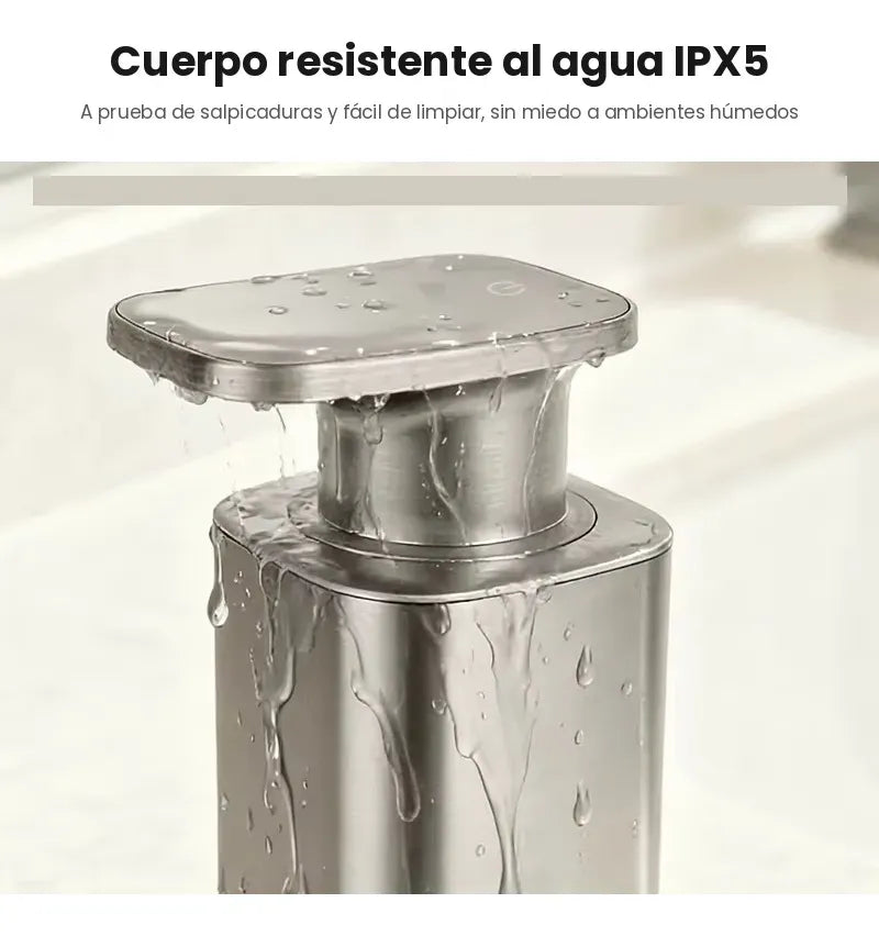 Dispenser Automático De Espuma de Acero Inoxidable Usb-C