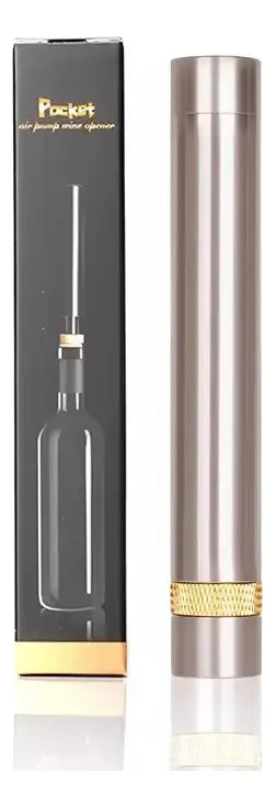 Sacacorchos de Presión Metálico Rose Gold para Vinos