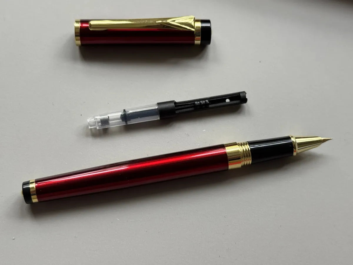Pluma fuente personalizada · Roja