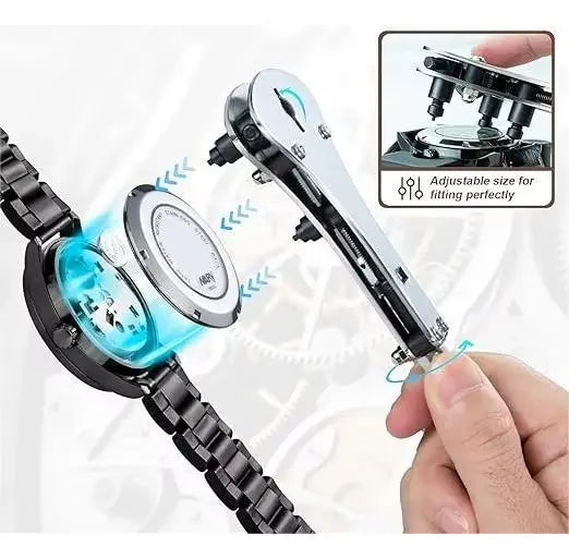Kit Set De Herramientas Para Reparación De Relojes con Prensa