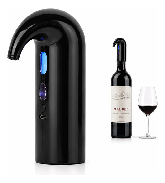 Decantador De Vino Automático Mini Con Aireador Eléctrico