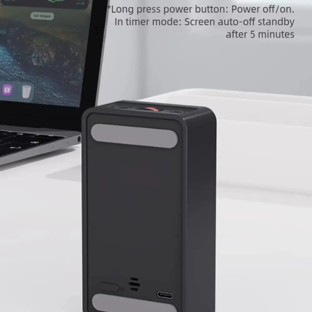 Timer Digital Para Juegos De Mesa Magnético Por Gravedad Blanco Lisa