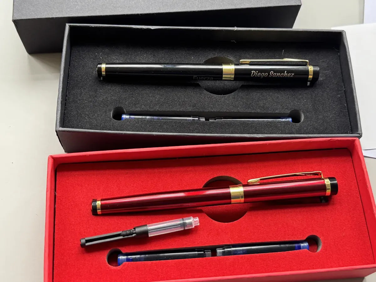 Pluma fuente personalizada · Roja