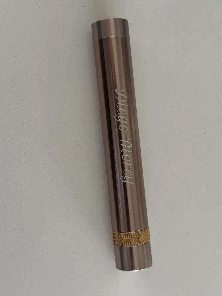 Sacacorchos aguja a presión, Metálico Premium Personalizado