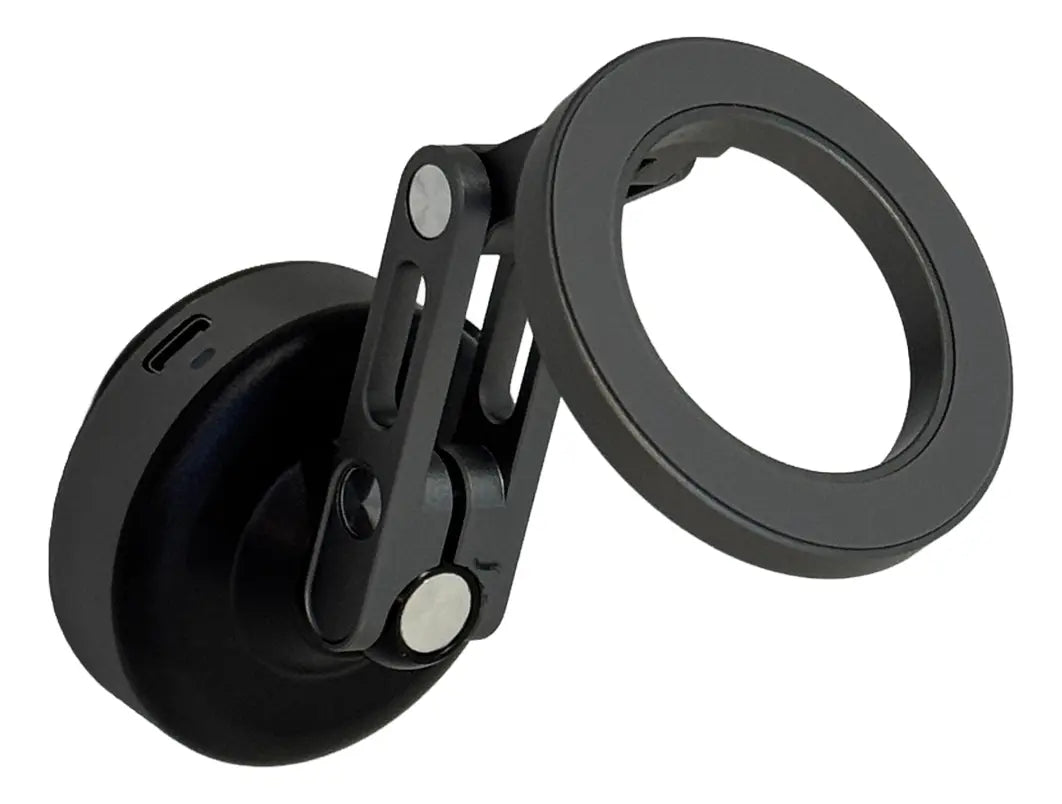 Soporte Celular Magnético De Aluminio Con Succión Automática Negro