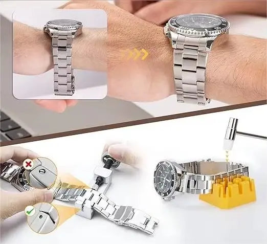 Kit Set De Herramientas Para Reparación De Relojes con Prensa
