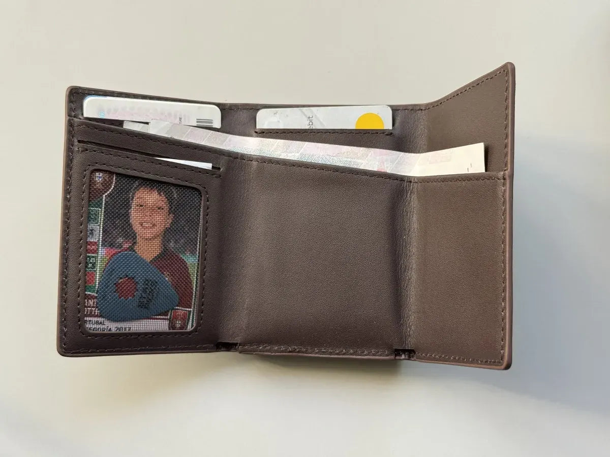 Billetera SMARTa RFID marrón