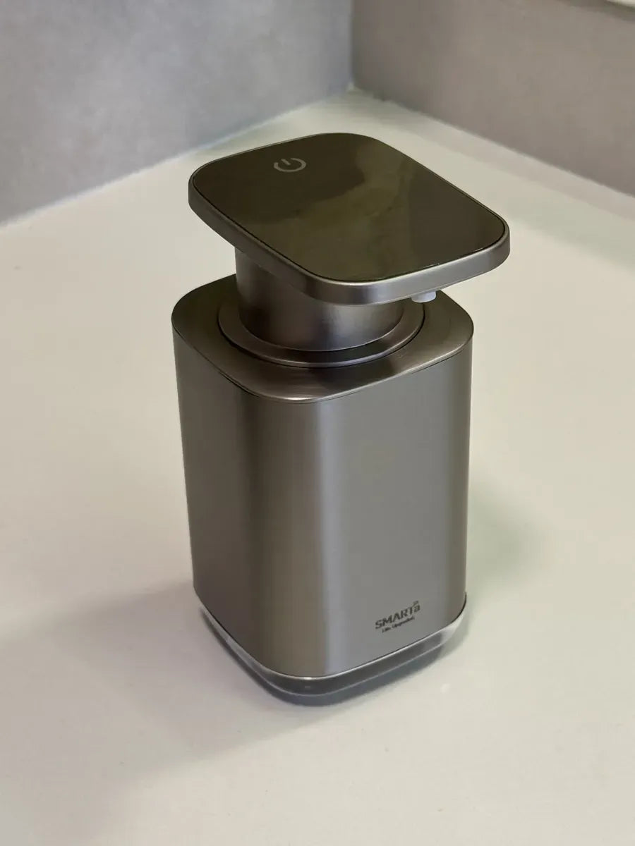 Dispenser Automático jabón líquido/shampoo/Detergente Acero Inoxidable Usb-c