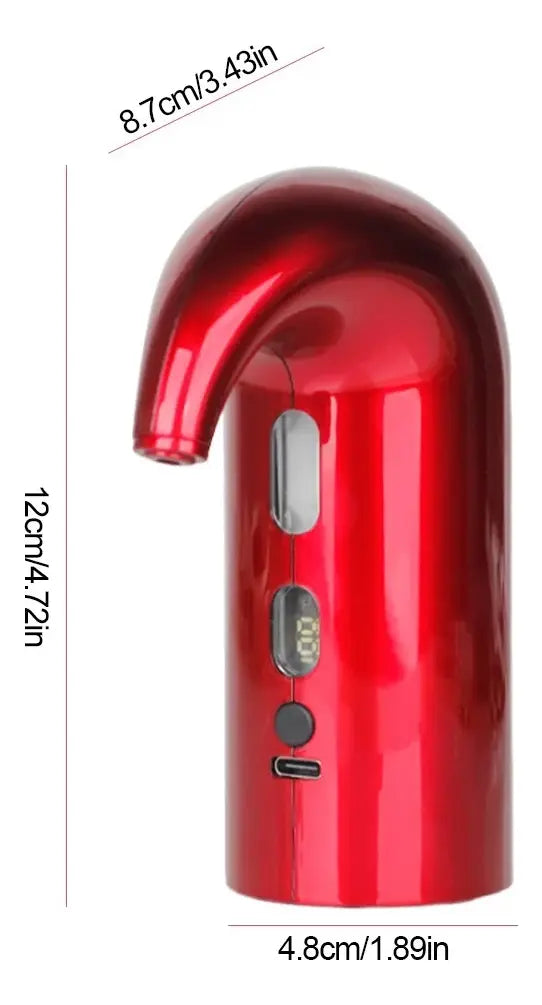 Decantador De Vino Automático Mini Con Aireador Eléctrico