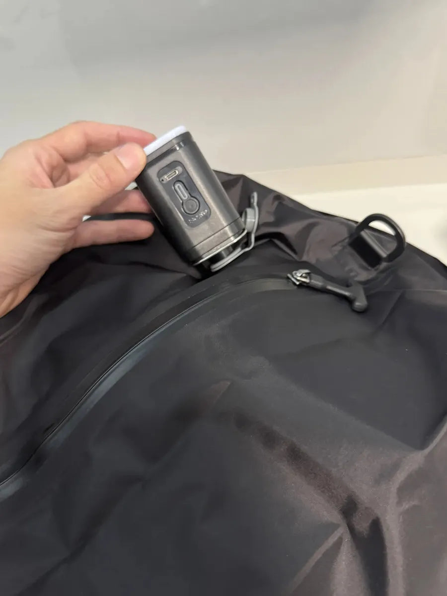 Set 2 Bolsas De Compresión Para Viaje 28L + Bomba Recargable