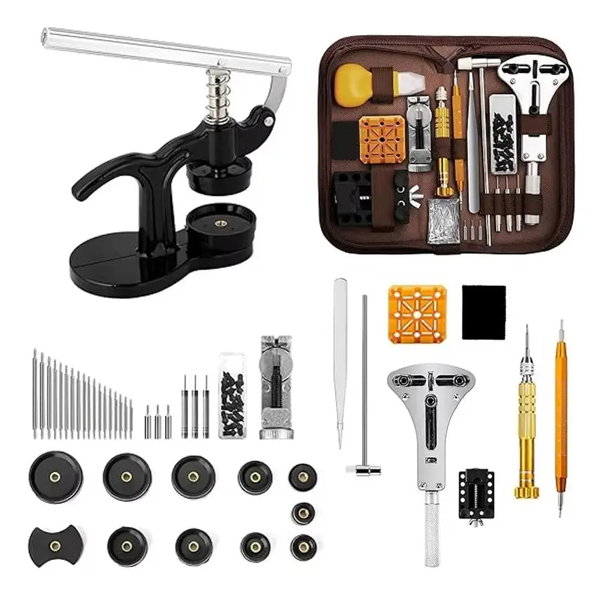 Kit Set De Herramientas Para Reparación De Relojes con Prensa