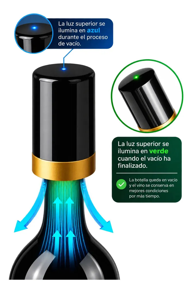 Bomba Automática de Vacío para Vino SMARTa - Rojo