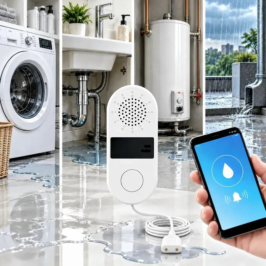 Sensor De Agua Por Contacto Fugas Derrames WiFi Alarma
