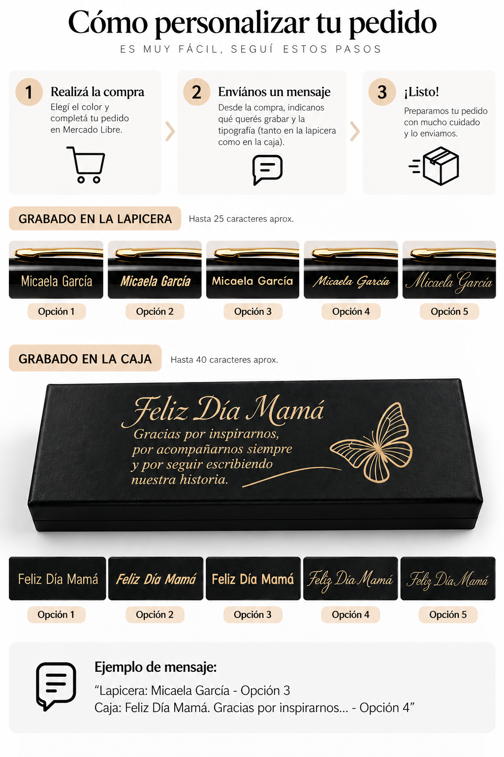 Pluma fuente personalizada · Roja