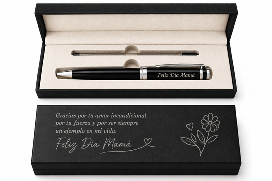 Lapicera roller personalizada · Negra