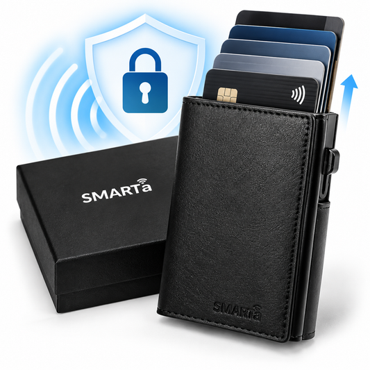 Billetera SMARTa RFID de Cuero