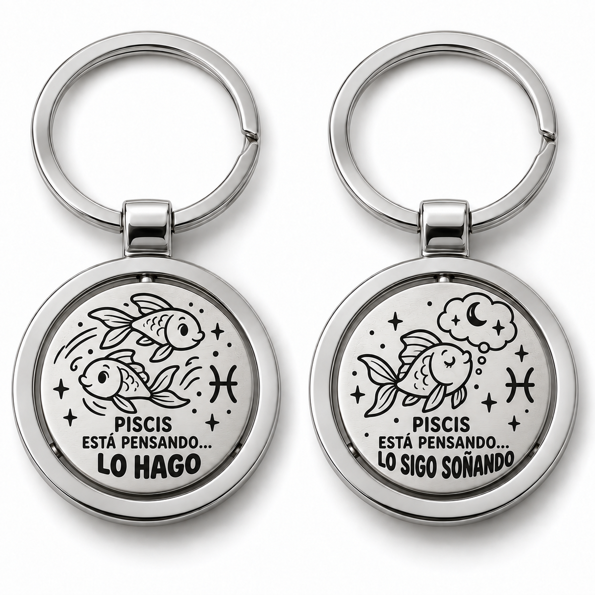 Llavero Spinner Giratorio De Decisiones Signos Del Zodíaco