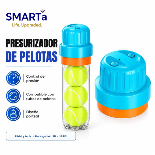 Presurizador de pelotas de pádel y tenis SMARTa
