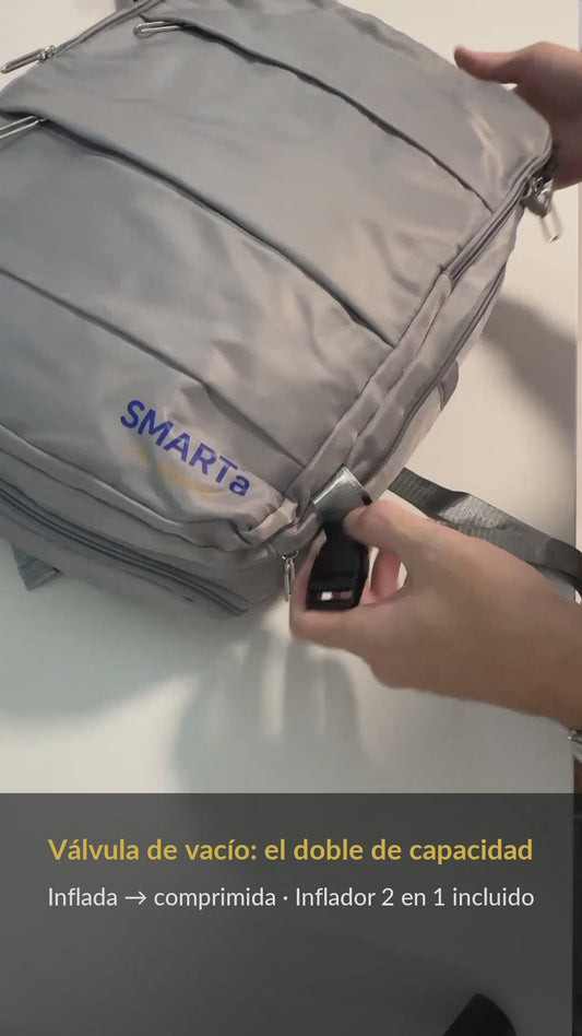 Mochila de Viaje SMARTa con Sistema de Vacío